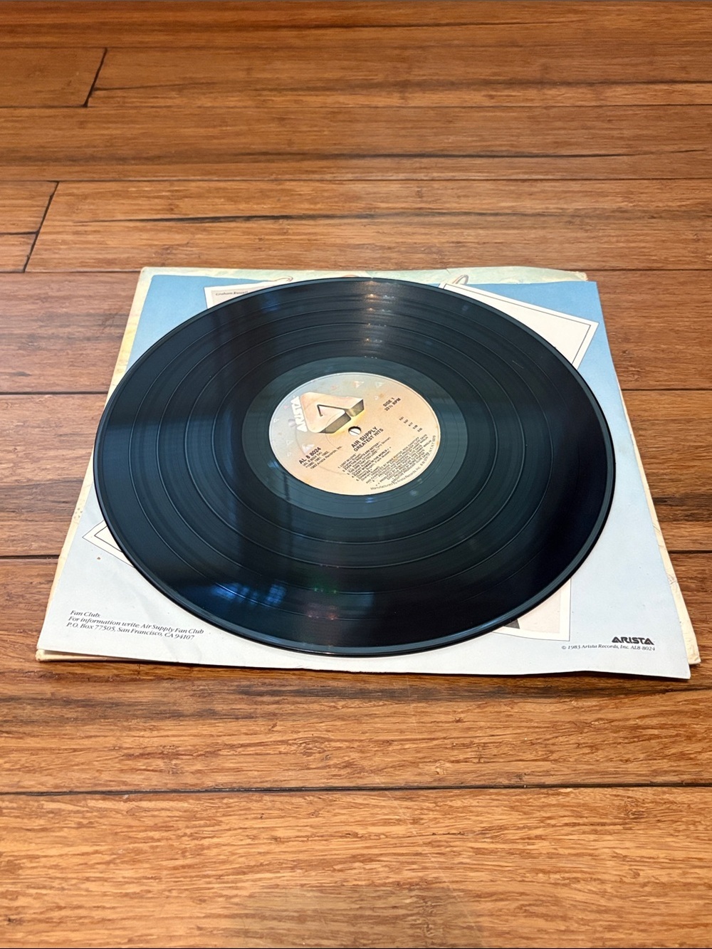 Air Supply Greatest Hits Vinyl LP Record 1983 Arista AL8-8024 Vintage Vinyl 12” - Picture 6 of 8